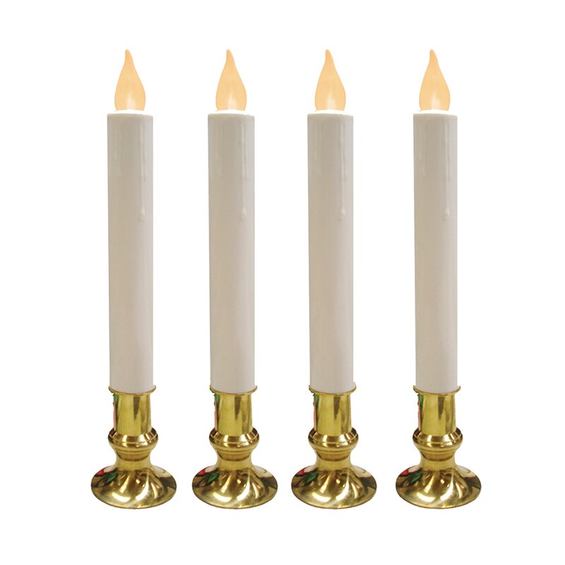 The Holiday Aisle® Pillar Unscented Flameless Candle & Reviews | Wayfair